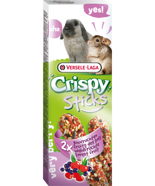 Crispy Stick Waldfrüchte Kaninchen Chinchilla 2Stk.