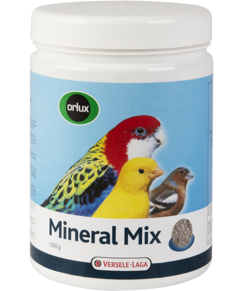 Orlux Mineral Mix von Versele Laga ist eine ausgewogene Mischung von Kalk, Phosphor, feinem Austerngrit, Magenkiesel und Seetang. Besonders geeignet für Kanarien, Exoten und Waldvögel, Wellensittische, Großsittiche und Papageien, Exotische Tauben und Rass