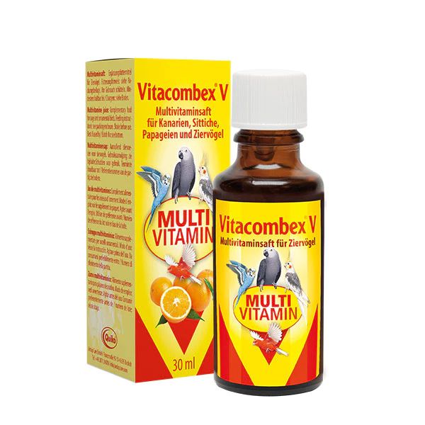 Quiko Vitacombex V: Multivitaminsaft für Ziervögel 30ml