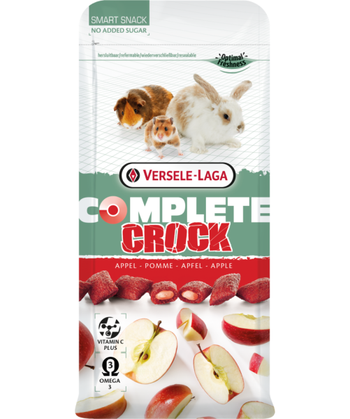 Snacks für alle Nagerarten mit Apfel - Crock Complete Apple 50g